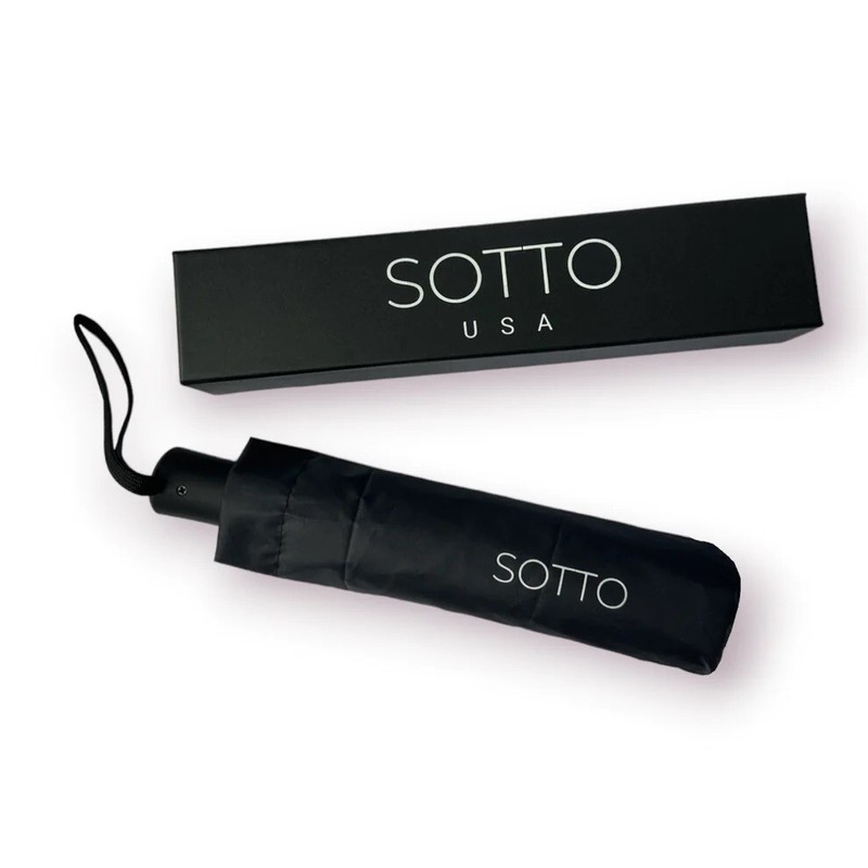 SOTTO Commuter - Portable Travel Automatic Umbrella Business Windproof Black