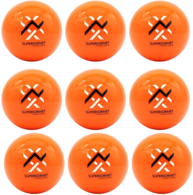 Lot De 9 Balles De Baseball Lestées 16 Oz - Entraînement - Coque Plastique Et Sable De Fer