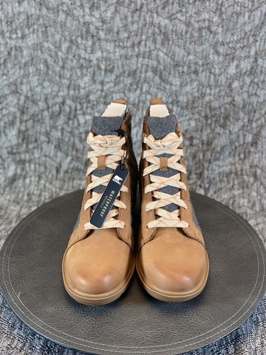 Sorel Evie II NW Schnürstiefel Größe 8,5 Samt hellbraun/gummi - Bild 4 von 9