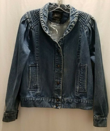 UZZI DENIM BLUE JEAN LADIES JACKET NO 