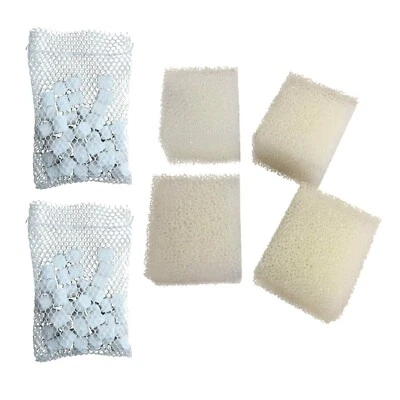 FINEST-FILTERS Compatible With Fluval Edge Filter Foam & Biomax Renewal Kit Fish Tank Aquarium