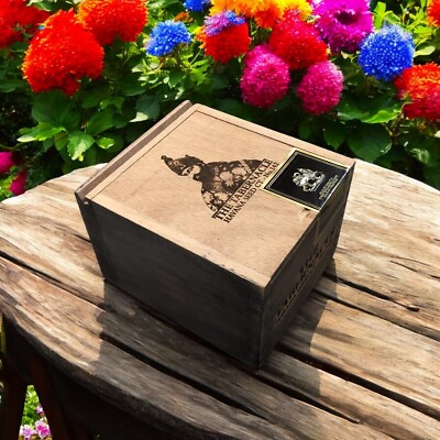 Tabernacle Hav Seed Robusto Empty Wooden Cigar Box 5.5x6x4