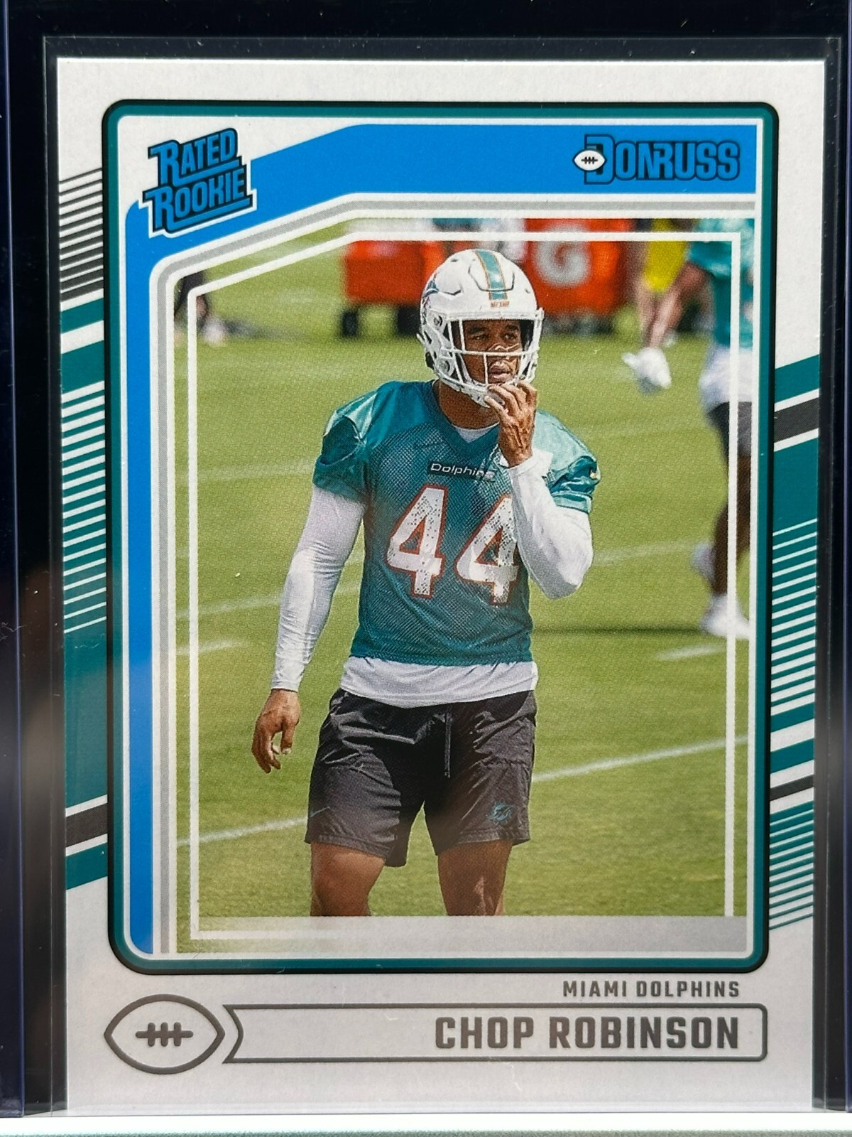 2024 Panini Donruss Chop Robinson Base Rated Rookie #351 Miami Dolphins RC