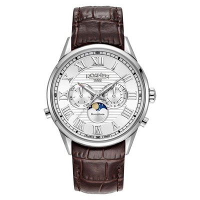 Roamer Superior 513821 41 25 05   Herrenuhr Fashion 43 mm Edelstahl Garantie: 7 