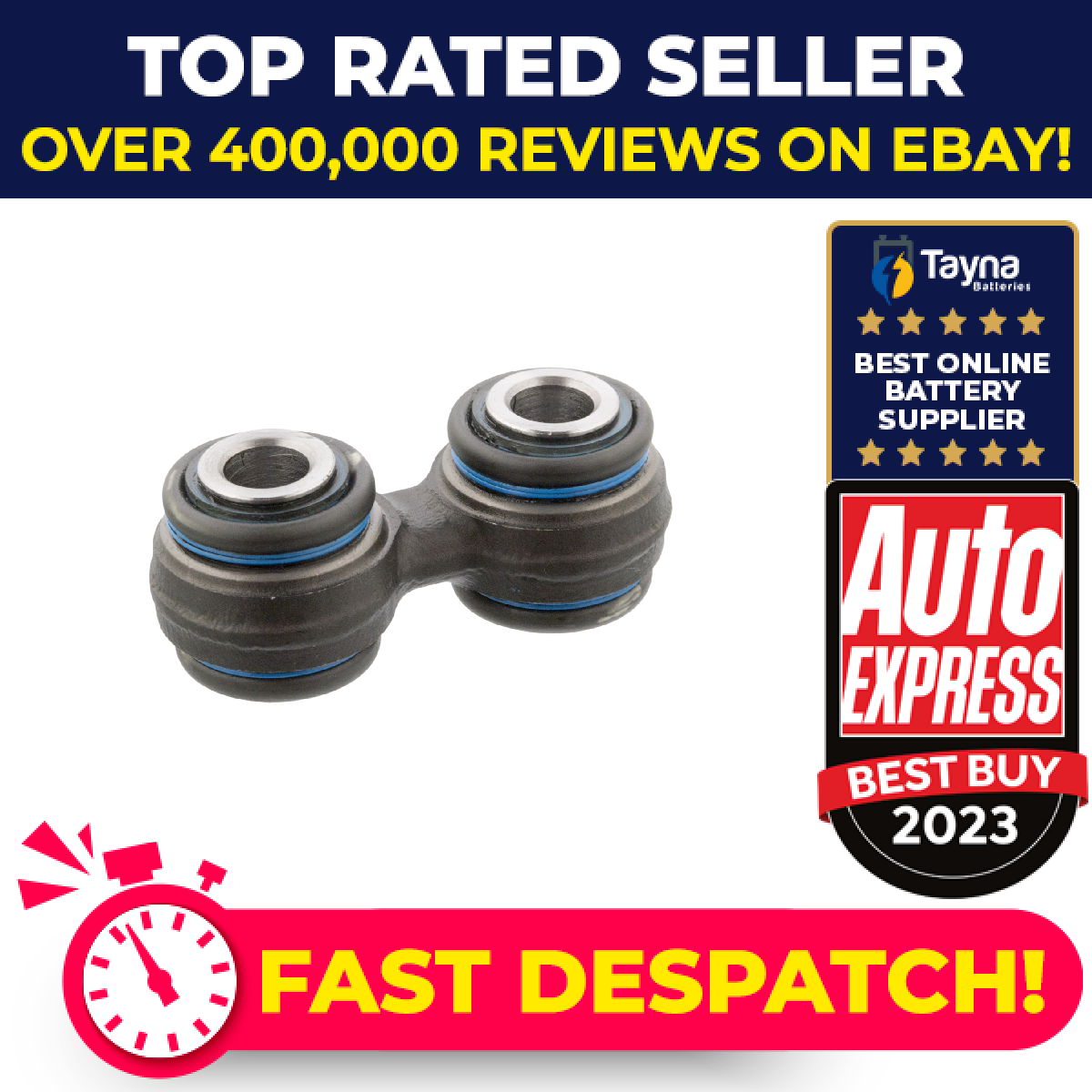 2x Anti Roll Bar Links (pair) Rear 05747 Febi Stabiliser Drop Link 33321123463
