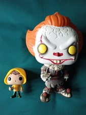 Funko Pop! It Chapter Two Jumbo Pennywise with Boat and Georgie figures, unboxed