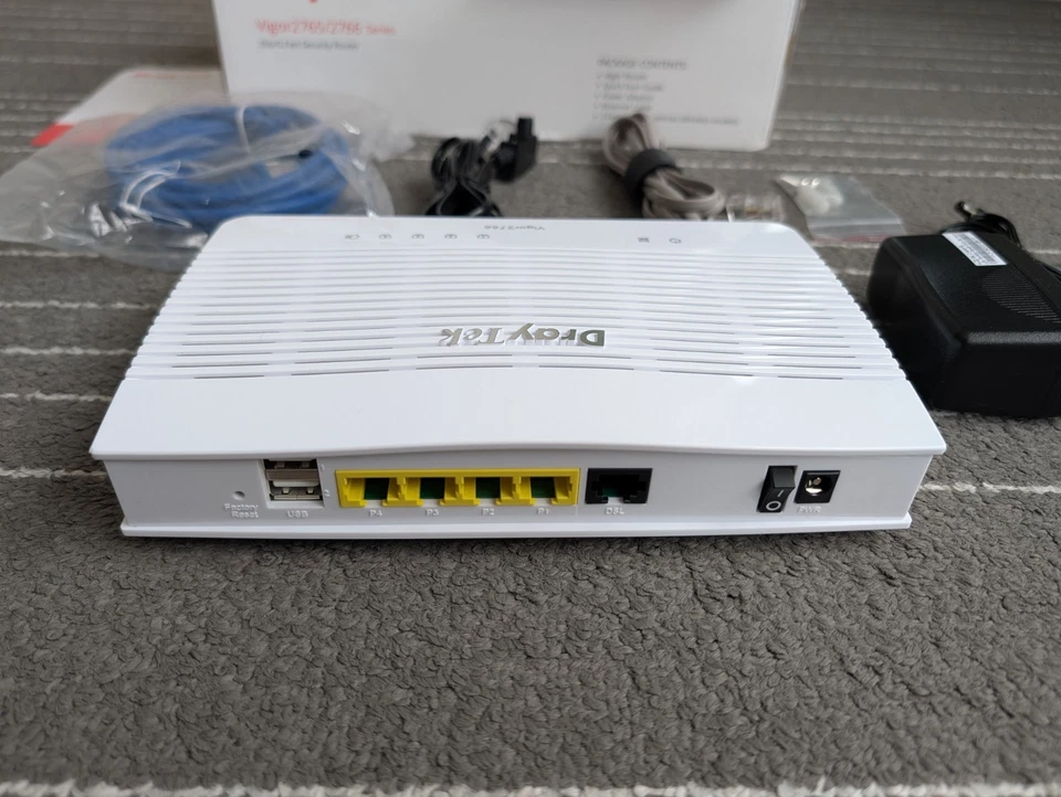 DrayTek Vigor 2766 G.Fast/Supervectoring/VDSL2 Modem-Router - Bild 2 von 3