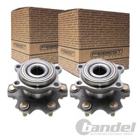 2X Febest Radnabe Links+Rechts Hinten Passend FüR Mitsubishi Pajero