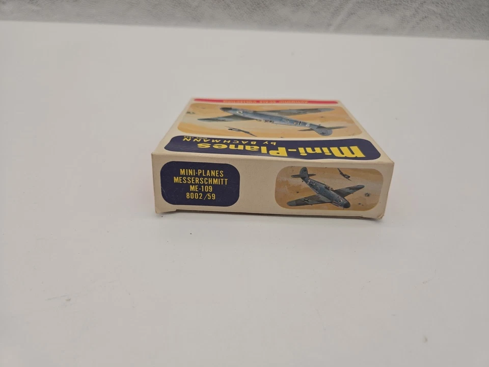 Miniaviones vintage Bachmann Messerschmitt ME-109 WWII modelo sin usar, en caja Hong Kong Foto 2 de 4