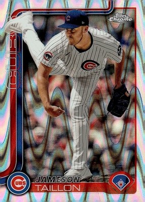 2025 Topps Chrome Jameson Taillon Ray Wave Refractor Chicago Cubs