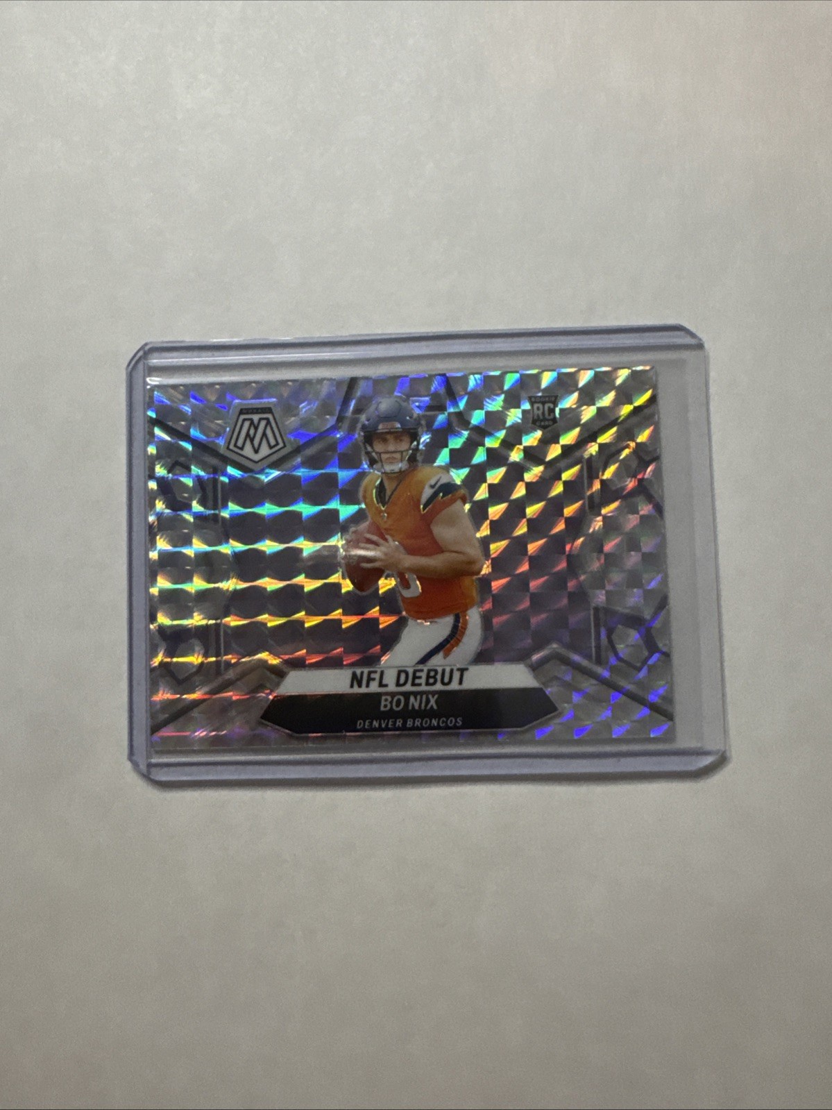 2024 Panini Mosaic - NFL Debut Bo Nix #271 Mosaic Prizm (RC)