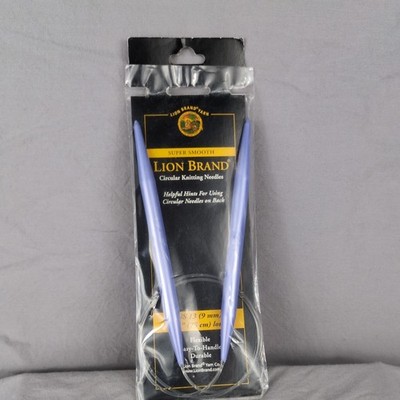 Lion Brand Yarn Circular Knitting Needles Size 13(9mm) - 29  Long - New Sealed!