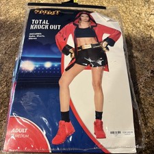Spirit Halloween Total Knockout Women s Boxing Boxer Costume Set Size Medium