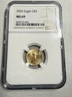 2026 $5 Gold Eagle 1/10 oz .9999 Fine Gold NGC MS69