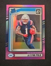 2024 Panini Donruss - Rated Rookie JaLynn Polk #373 Optic Preview Pink Prizm RC