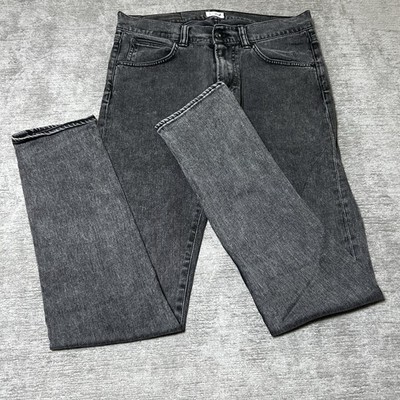 Edwin ED-85 Slim Tapered Jeans 30x32 Grau Washed Denim Stretch