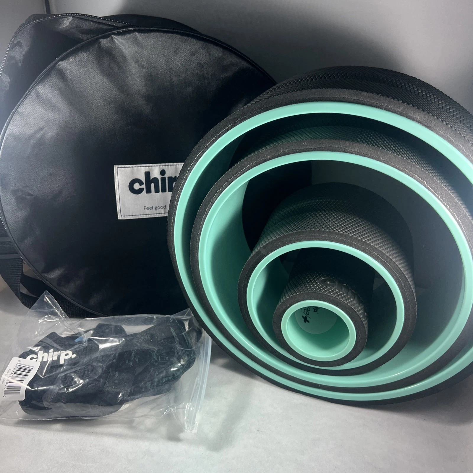Chirp Relief Wheel Back & Neck Pain Set 4 Pack And Posture Corrector + Carry bag