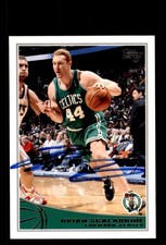 Signed Basketball Card Auto Brian Scalabrine 2009-10 Topps #21 Boston Celtics