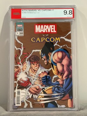 Kith Marvel vs. Capcom #1 Orange Variant Wolverine vs Ryu PSA Grade 9.8