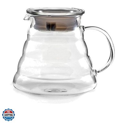 600ml Coffee Server, Standard Glass Coffee Carafe, Coffee Pot, Clear