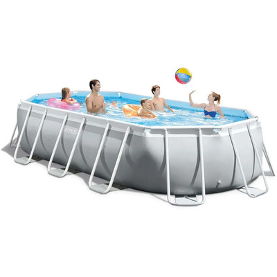Intex Prism Frame Oval Pool 503 x 274 x 122 cm 26796GN