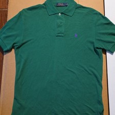 Polo Ralph Lauren Mens Green Polo Shirt S Short Sleeve Logo Cotton Knit