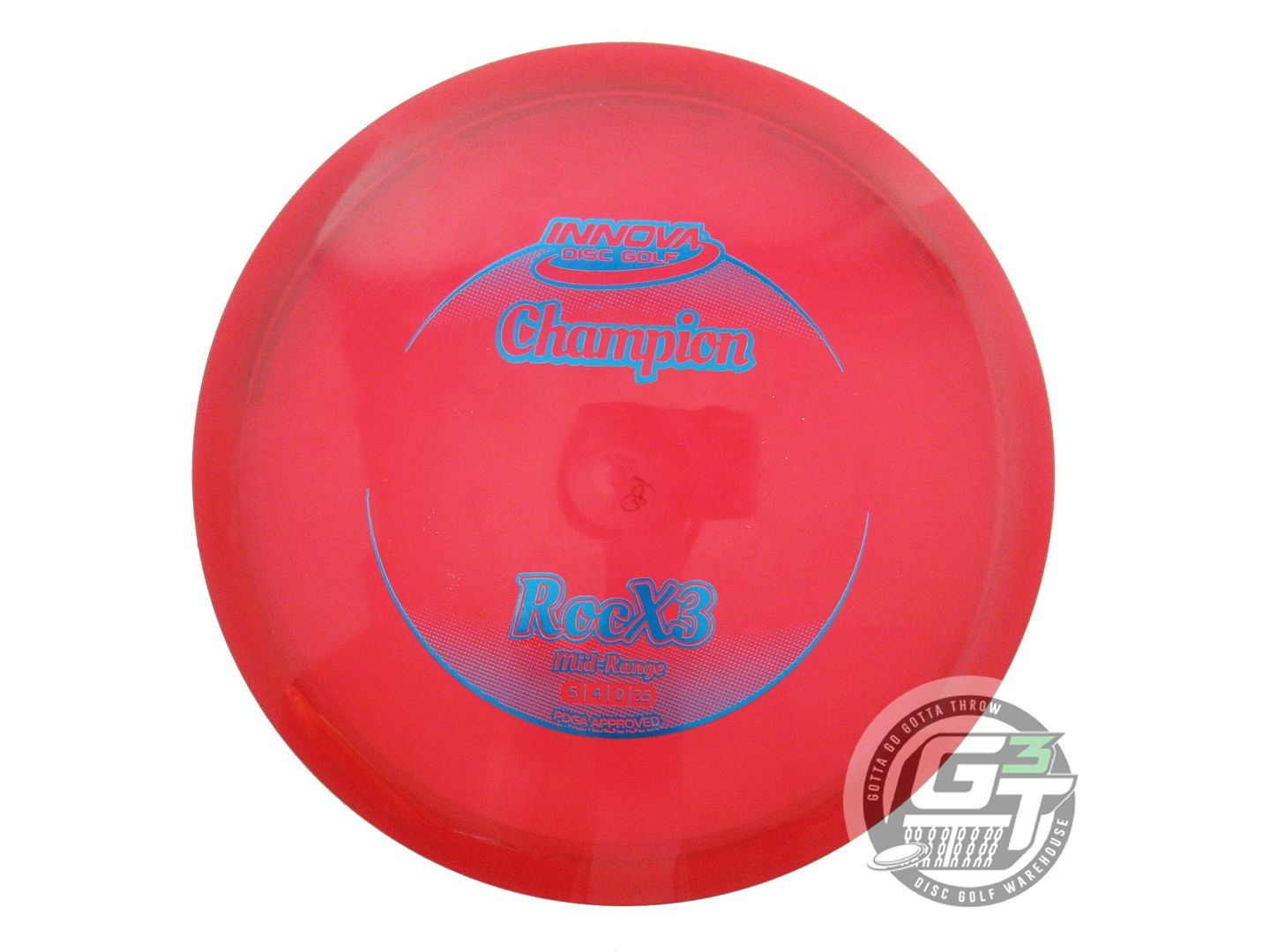 USED Innova Champion RocX3 180g Red Blue Foil Midrange Golf Disc