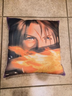   Final Fantasy VIII Pillow 11x12 Double Sided   Squall Rinoa Anime Gaming Deco