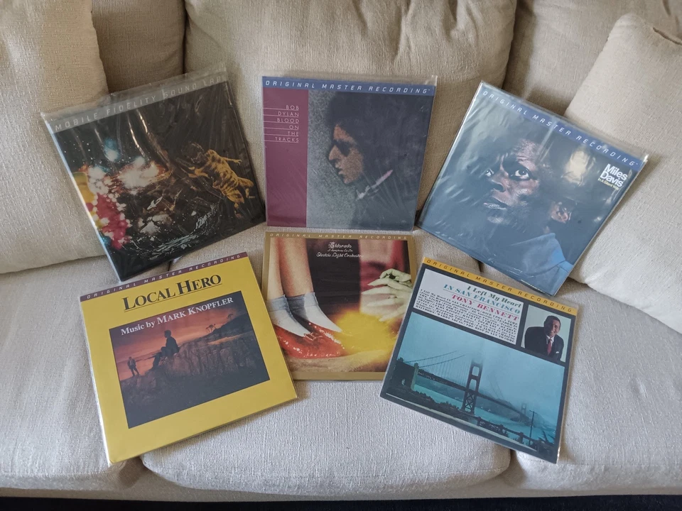 Original Master Recording Vinyl Record Collection Lot 6 Albums 3 Sealed MFSL  - Image 3 of 4