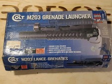Colt M203 Grenade Launcher Airsoft Toy Black Metal