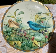 LENOX "Indigo Evening" By Catherine Mc Clung Nature?s College Plate A3130 1994