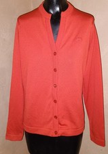 Vintage 70s Givenchy Sport Red Cardigan Sweater Sz 38