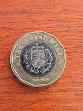 2015 £1 One Pound Coin Trial Piece 12 Sided Not Circulated