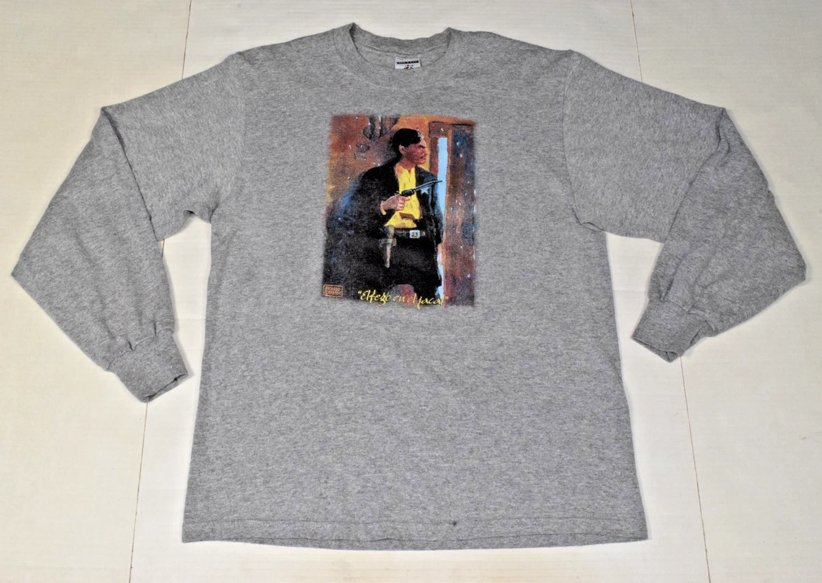 JERZEES Long Sleeve Graphic Tee Vintage T-Shirts for Men for sale 