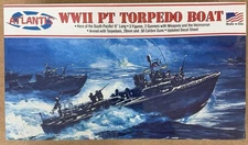 Atlantis H304 US Navy WWII PT Torpedo Boat Plastic Model Kit Sealed 1:102