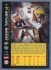 1997 Score Board NFL Rookie Dean's List #54 Jason Taylor Card Akron/Dolphins HOF