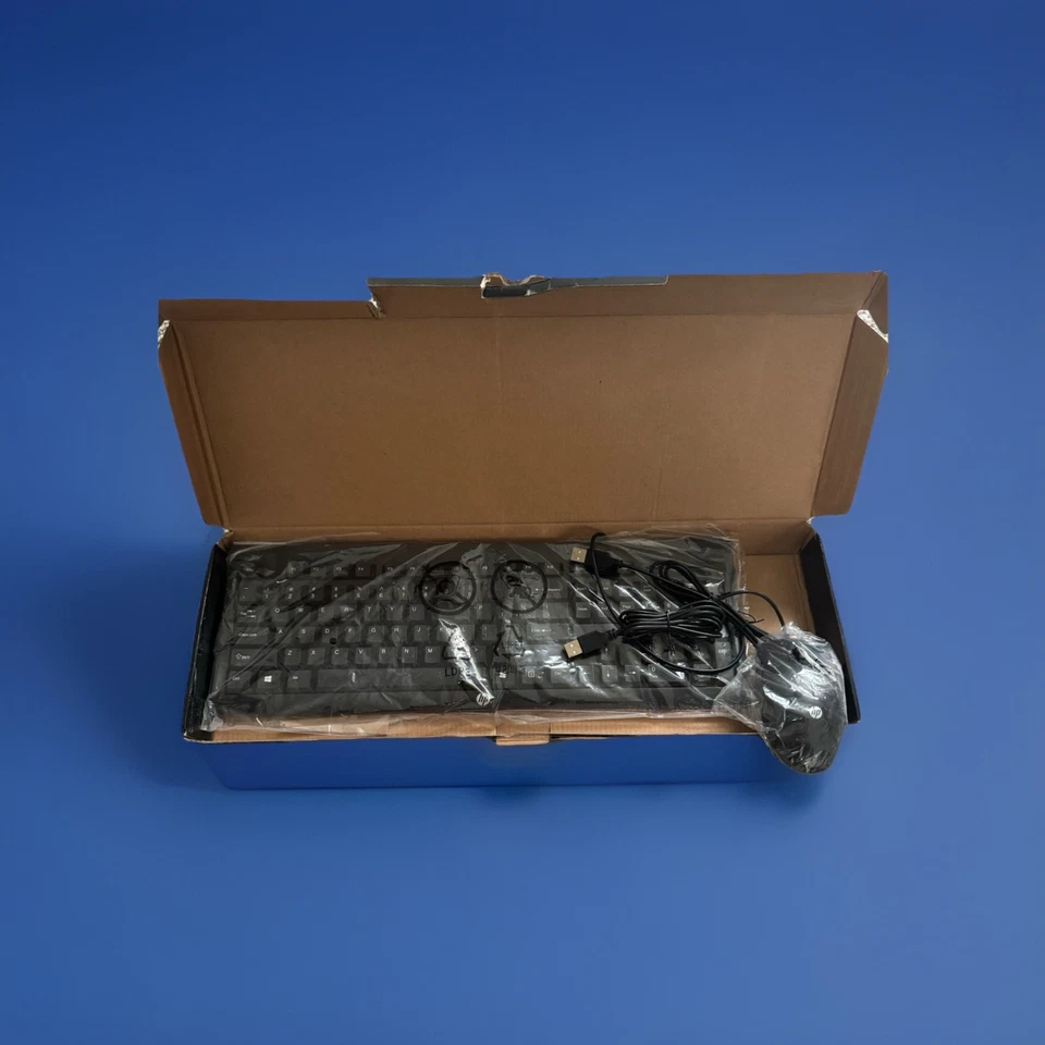 HP Wired Desktop Keyboard & Mouse Combo - C2500 - PNH3C53AA New Retail - Image 2 of 2