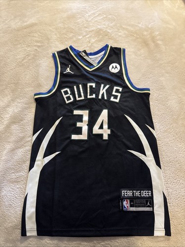 Giannis Antetokounmpo Jersey NWT Size 44 Medium Air Jordan 🔥