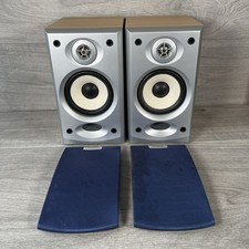 Aiwa SX-M120 Bookshelf Speakers 16-Ohm Two-Way Speaker System Tested Working 
