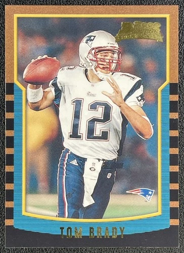 TOM BRADY 2000 BOWMAN FOOTBALL #236 ROOKIE RC PATRIOTS