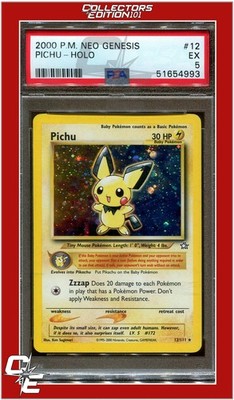 Neo Genesis 12 Pichu Holo PSA 5 | eBay