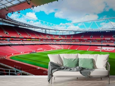 3D Emirates Stadium Self-adhesive Removeable Wallpaper Wall Mural