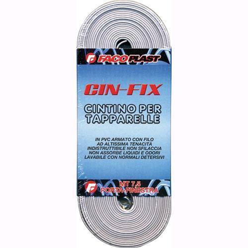 CINTINO per TAPPARELLE in PVC armato BIANCO 7.5 metri Lavabile