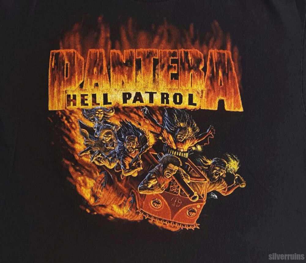 Pantera Vintage T Shirt 1997 Tour Concert Hell Patrol 90's