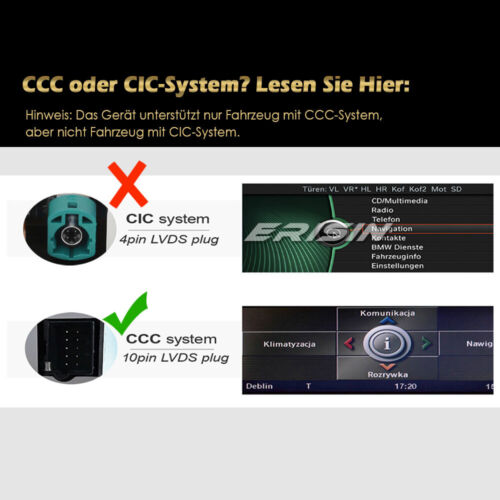 8.8" Android 13 Autoradio GPS 4G BMW 3er E90 E91 E92 E93 5er E60 E61 E63 E64 CCC - Bild 15 von 19