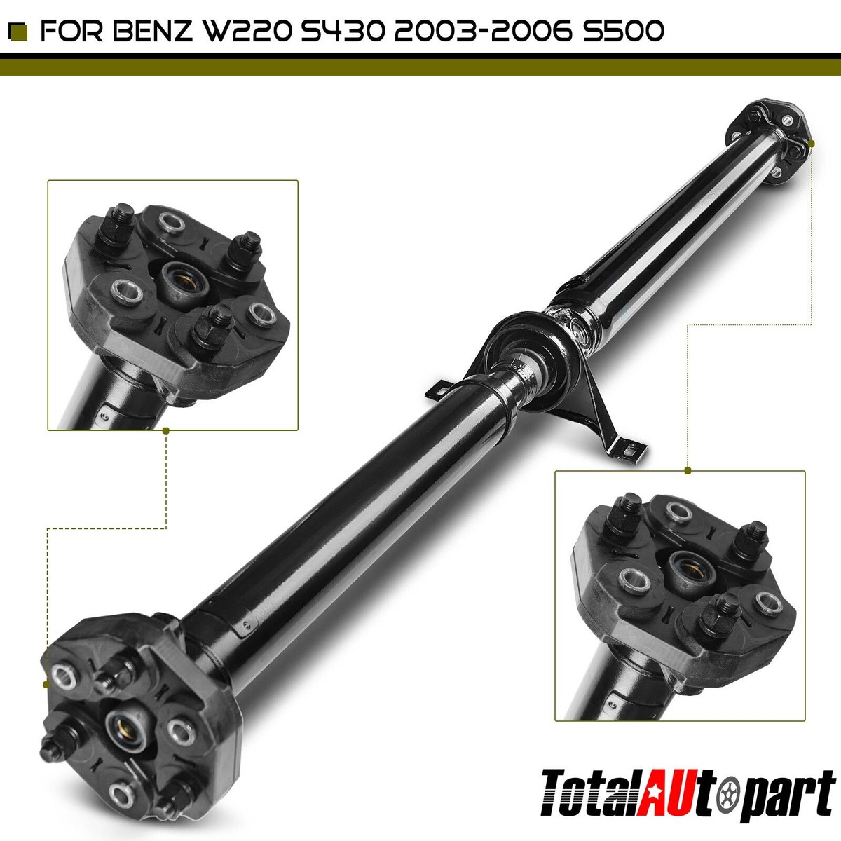 w220 Fit 98-06 Benz W220 S320 Dual Projector Headlights w/LED