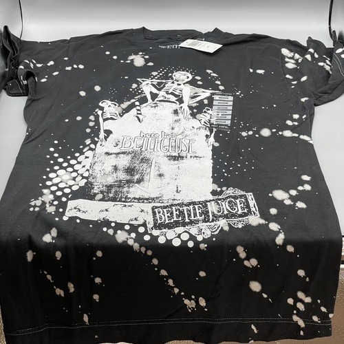 Beetlejuice Tomb T Shirt Black Mens MEDIUM New