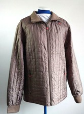 Wellensteyn Ladies Light Brown Dark Beige Quilted Jacket Xxl Nwot