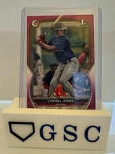 Lyonell James 2023 Bowman Prospects #BP-118 Fuchsia Parallel /299