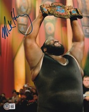 Mark Henry Signed 8x10 Photo BAS COA WWE AEW US Olympic Team Picture Autograph 4